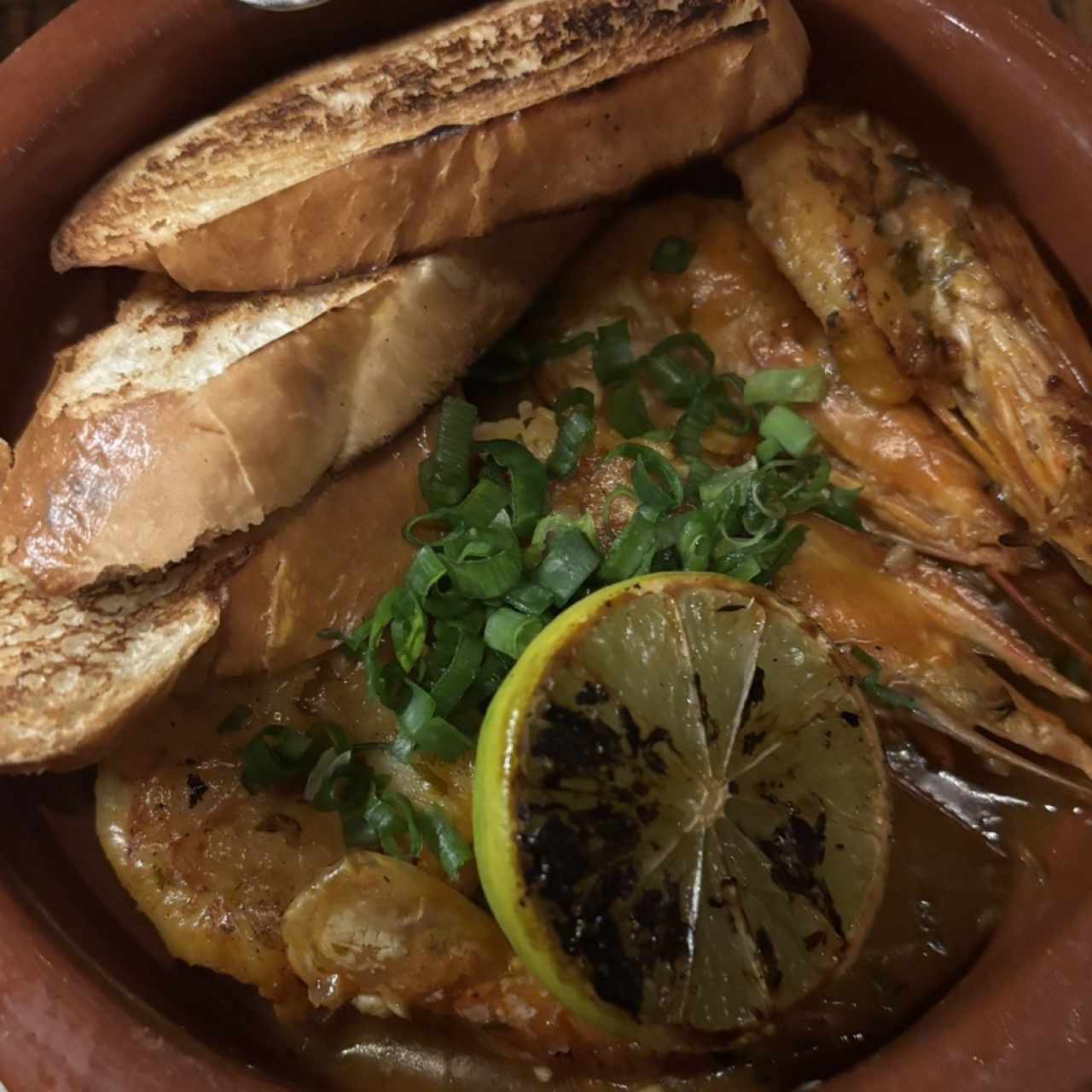 ENTRADAS - Langostinos al ajillo