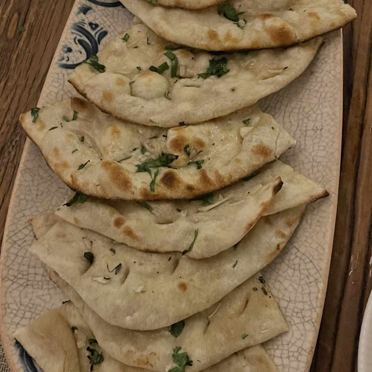 Pan Naan con ajo