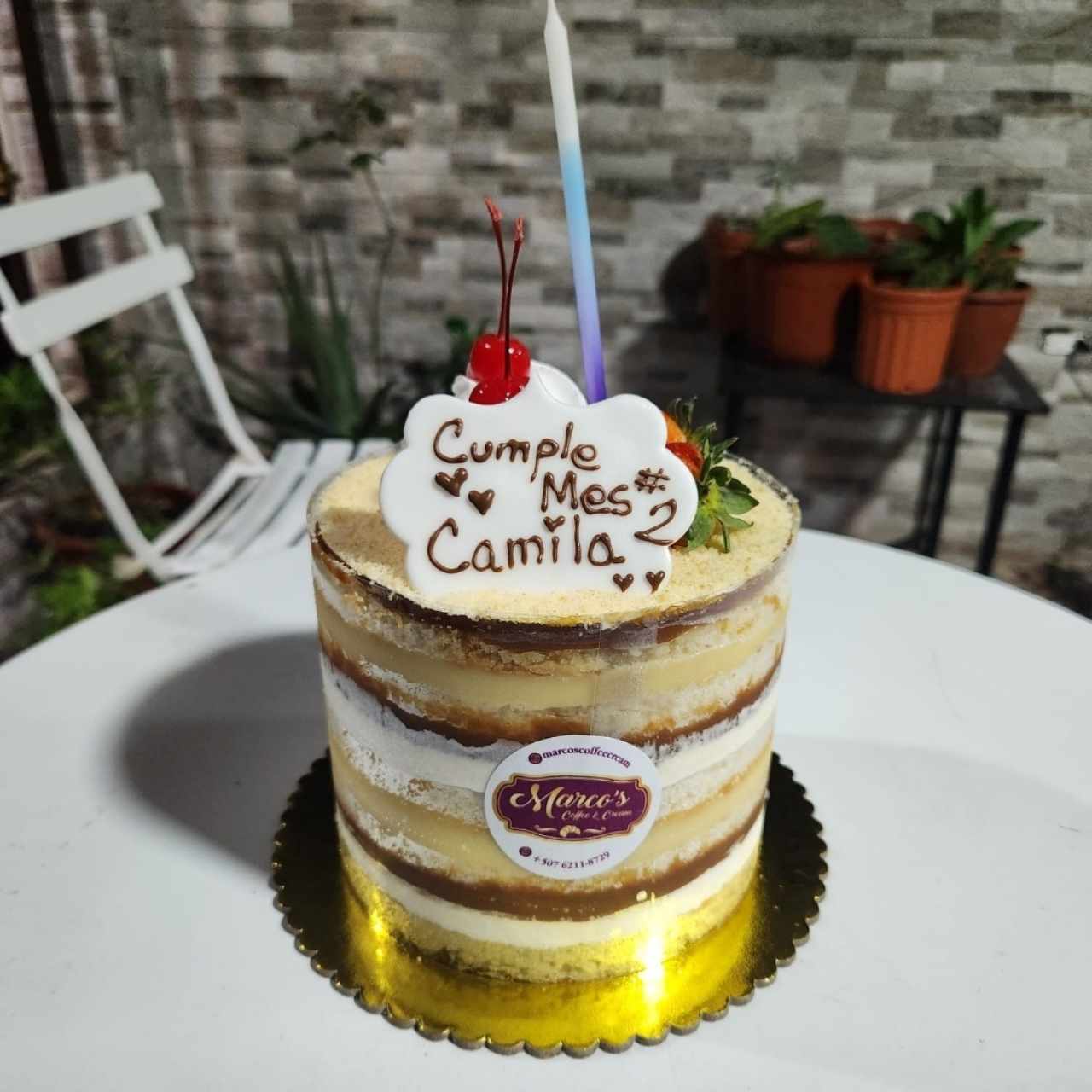 Flan escondido