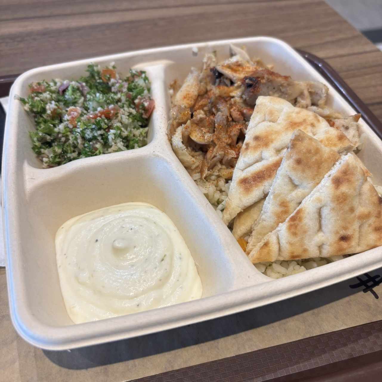 Yeero platter con pollo