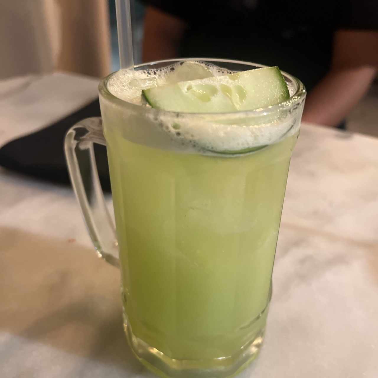 Limonada con pepino