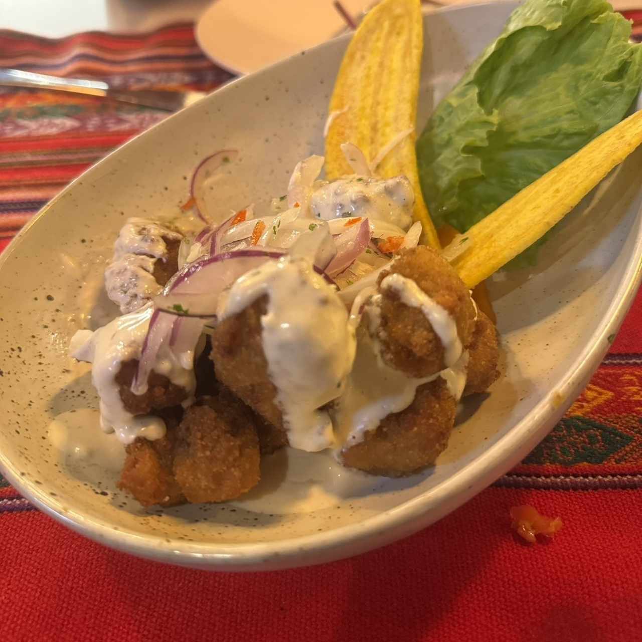 Entradas - CEVICHE FRITO