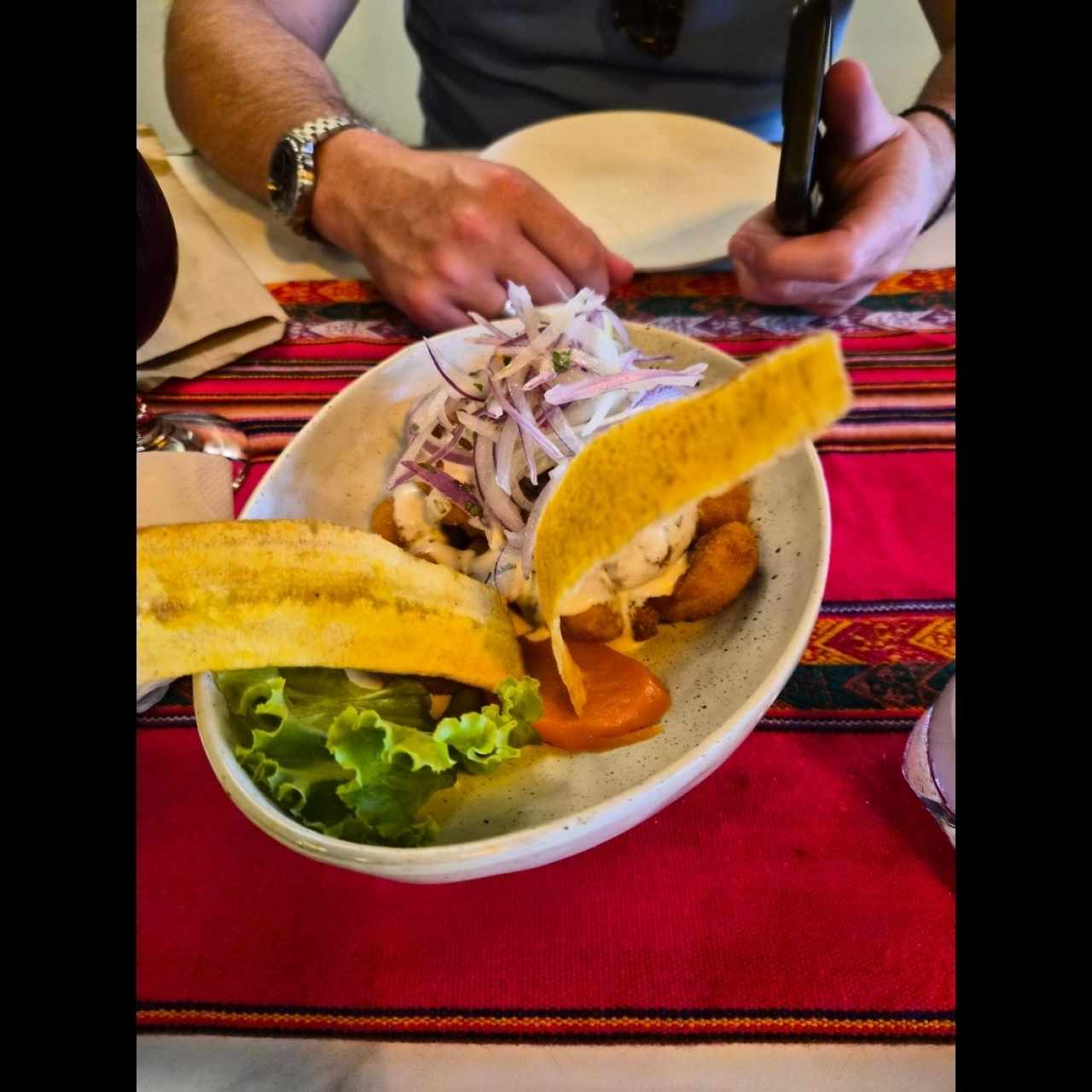 Entradas - CEVICHE FRITO