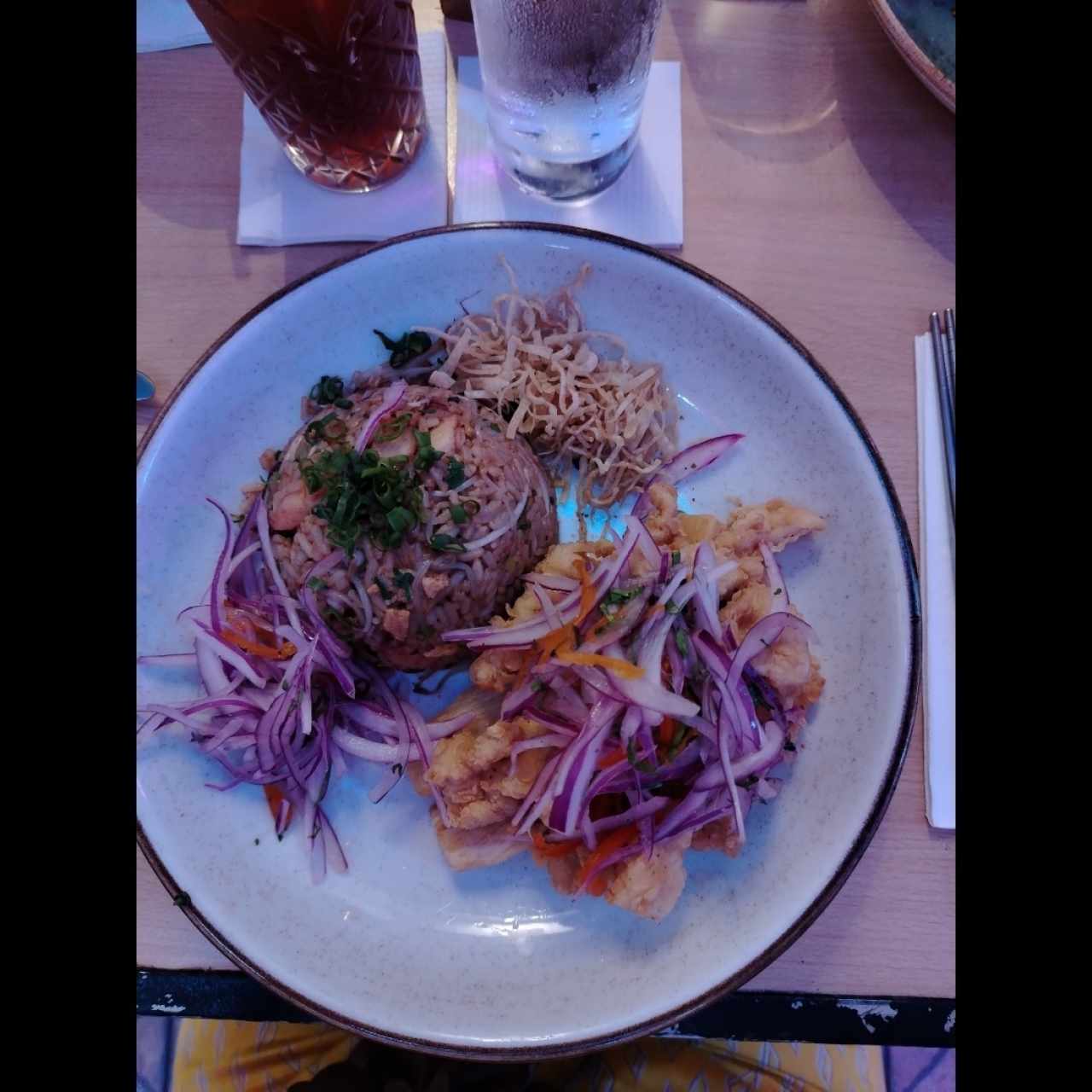  Chaufa de mariscos y jalea