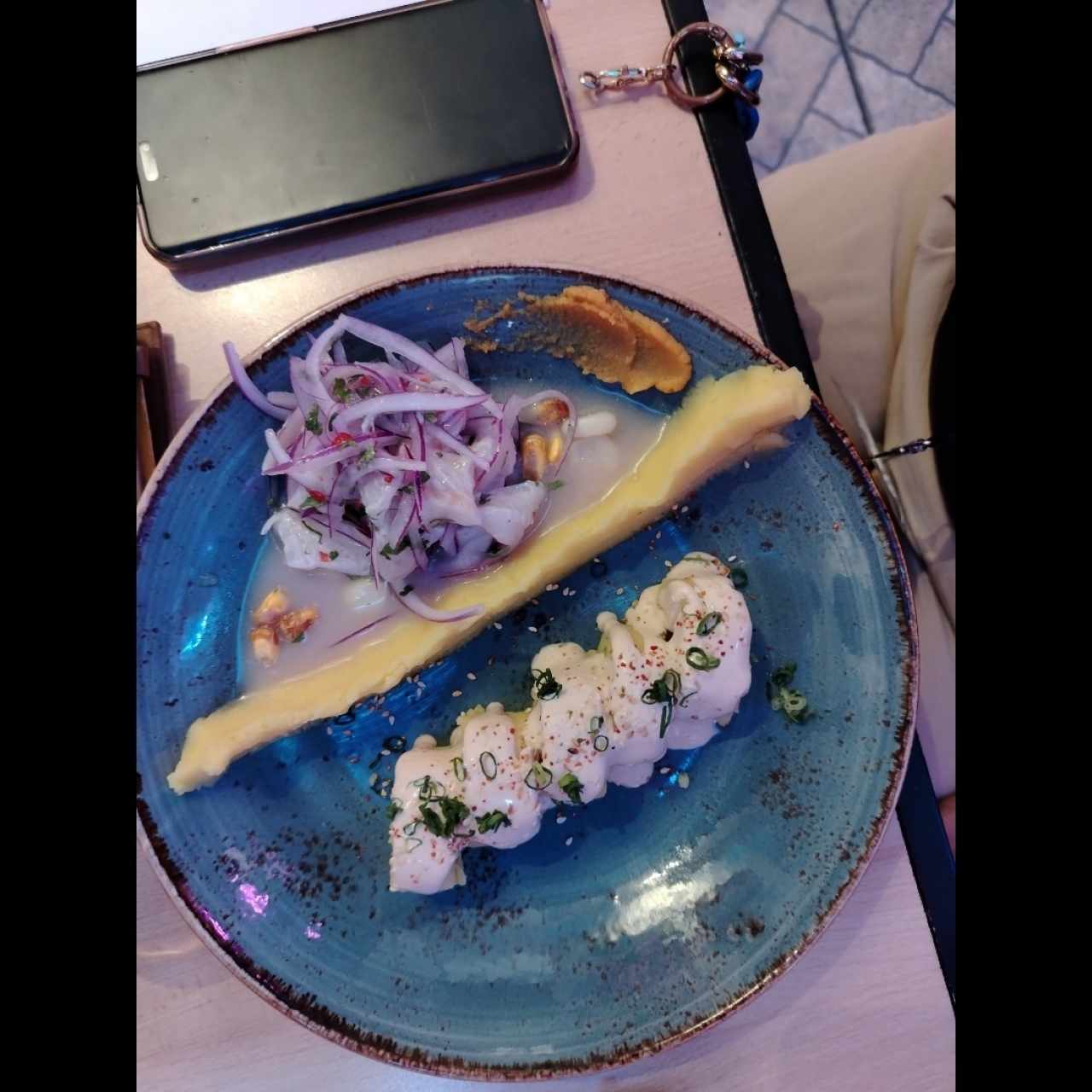 Tiradito acevichado