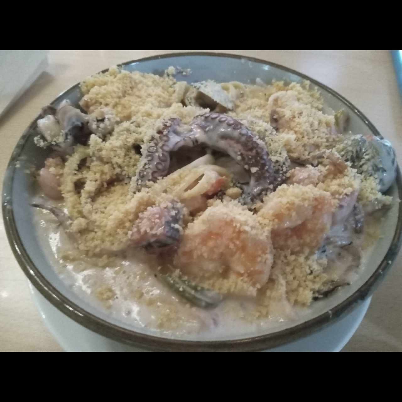 pasta de mariscos