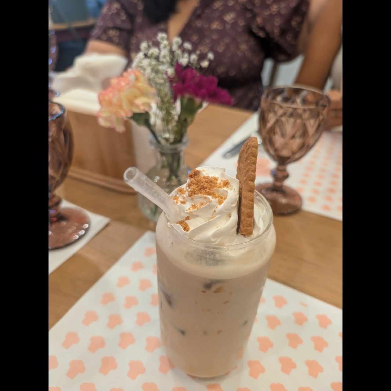 Lotus ice coffe
