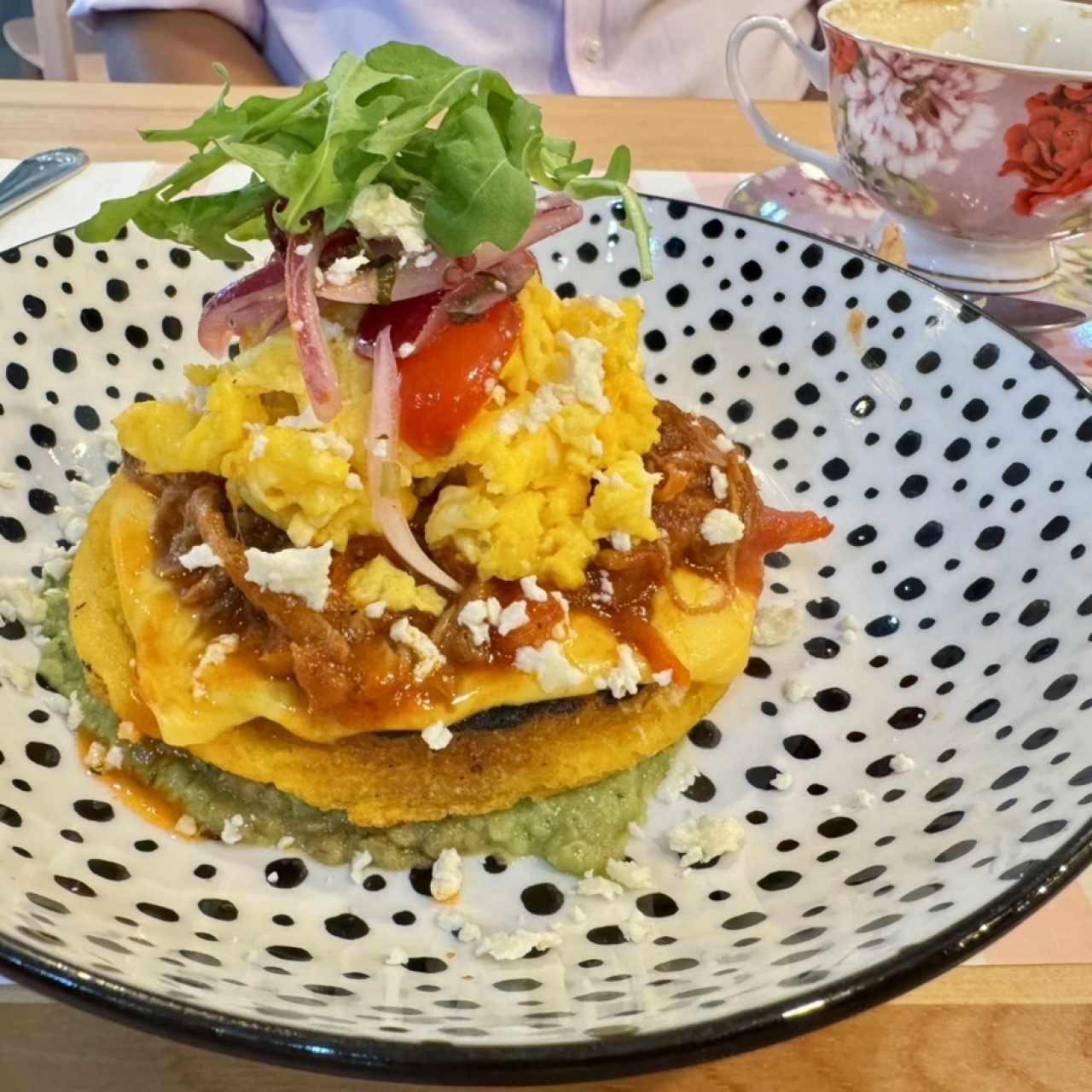 Changa con ropa vieja
