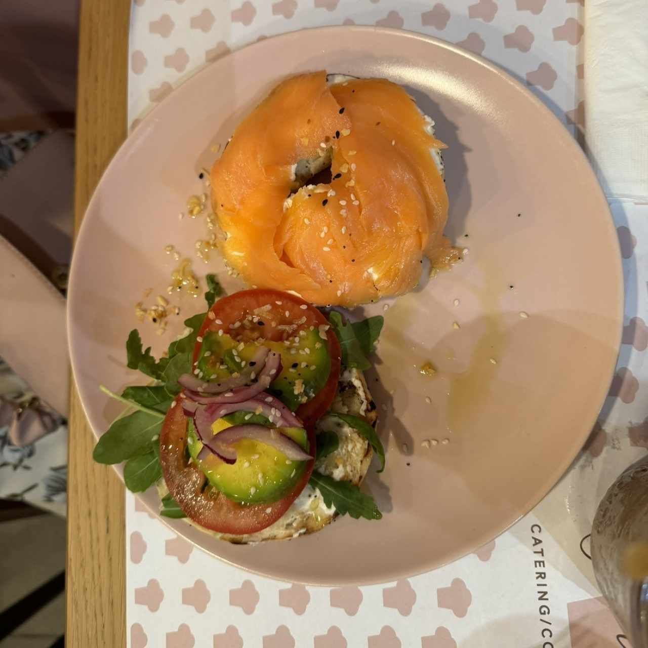 Smoked Salmon & Feta Bagel