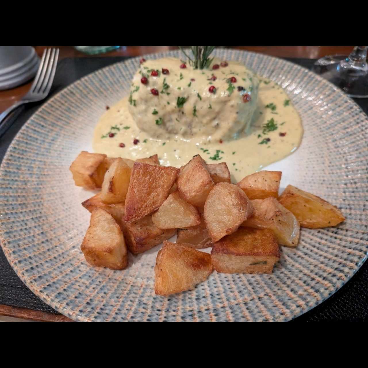 Filete Mignon a la Pimienta Verde