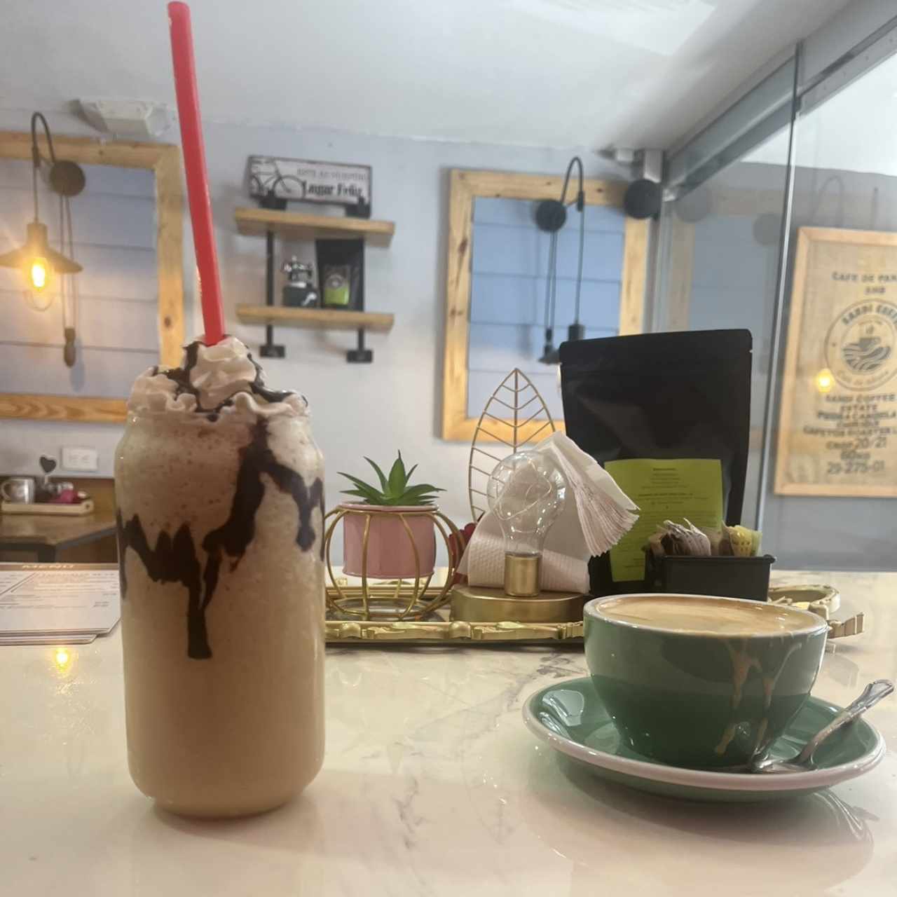 Capuchino y Frappe