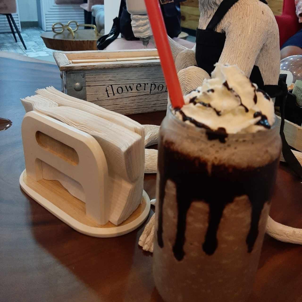 frapuccino cookies and cream con café