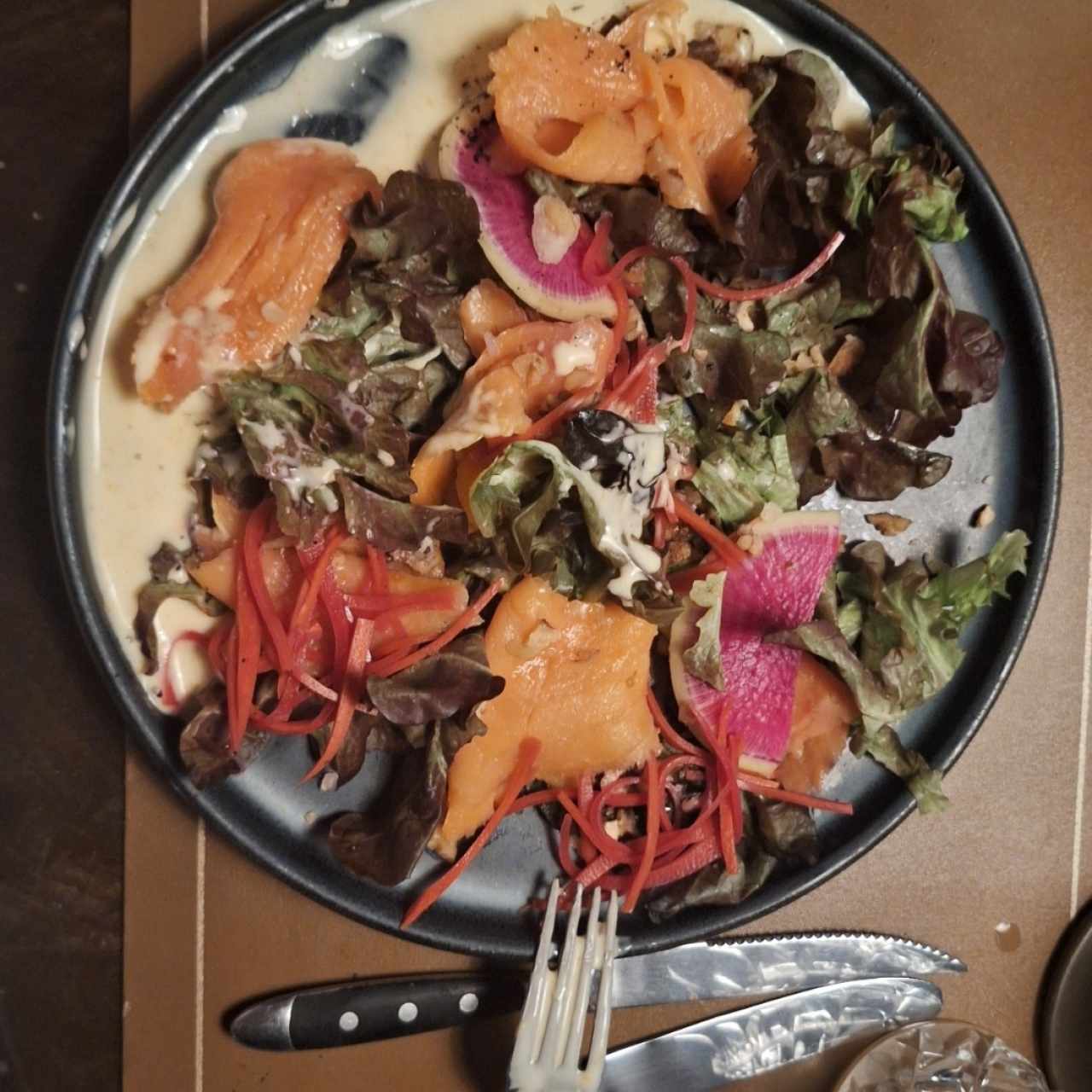 Ensalada con salmón 