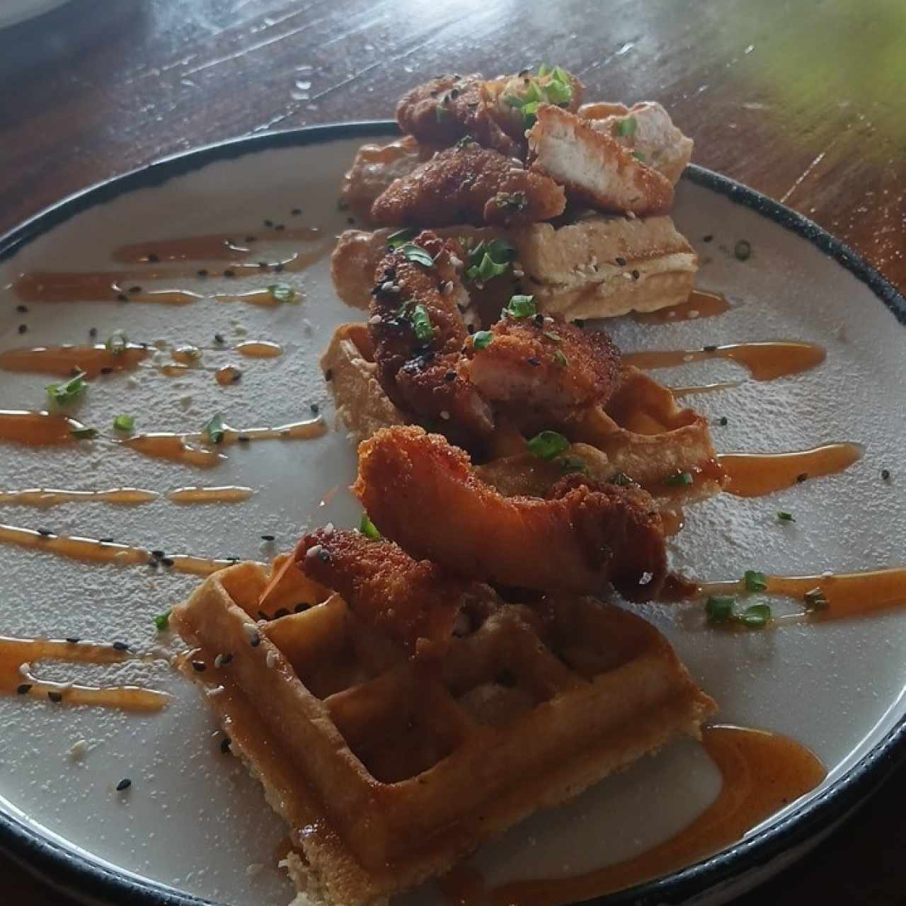chicken wafles