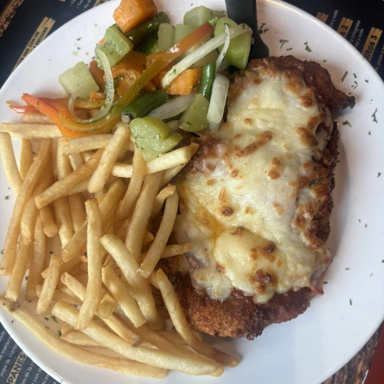 Filete de pollo parmesano