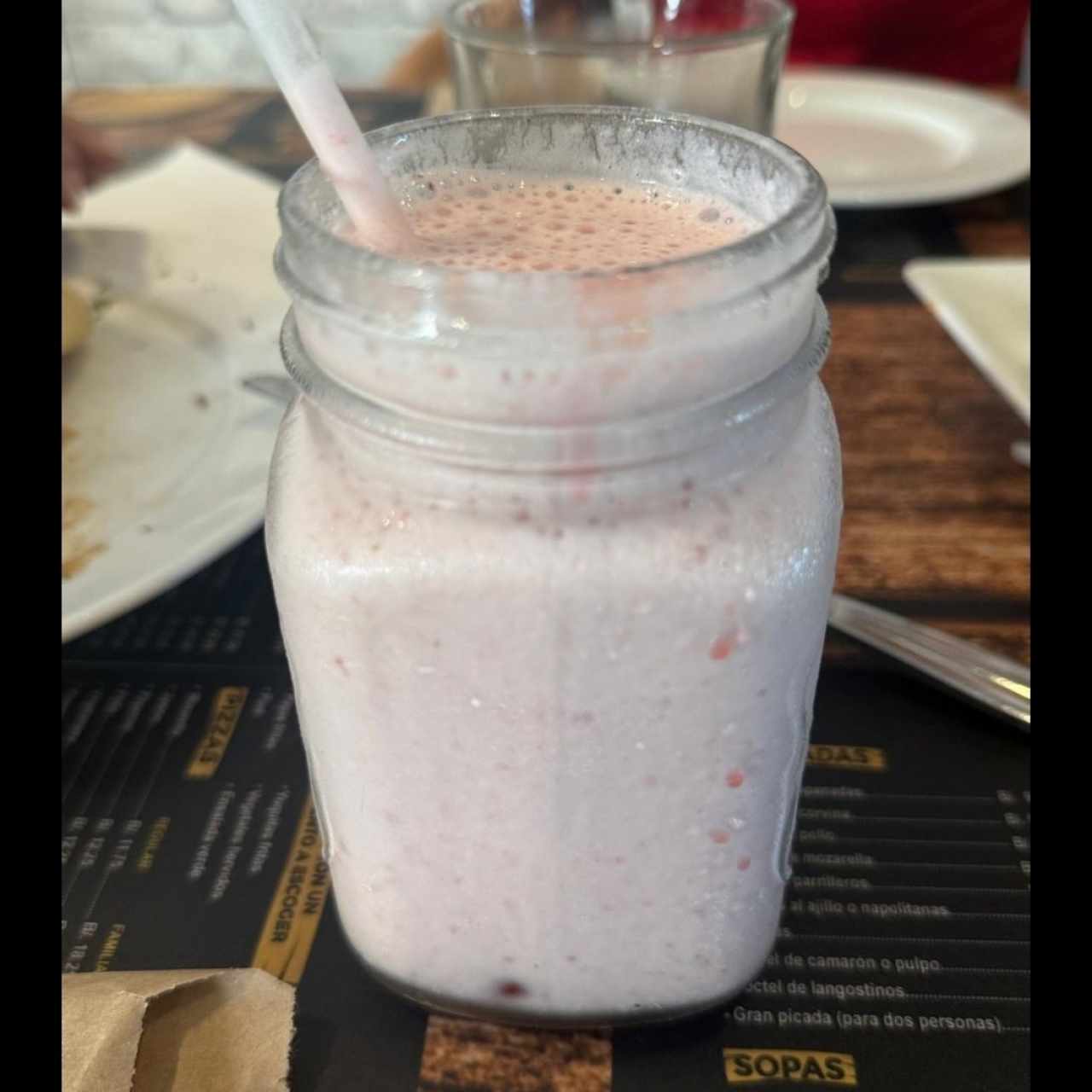 batido de fresa