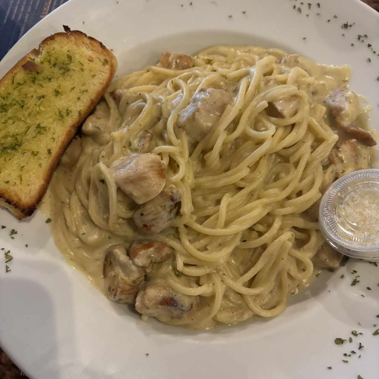 Pastas - Espaguettis con pollo