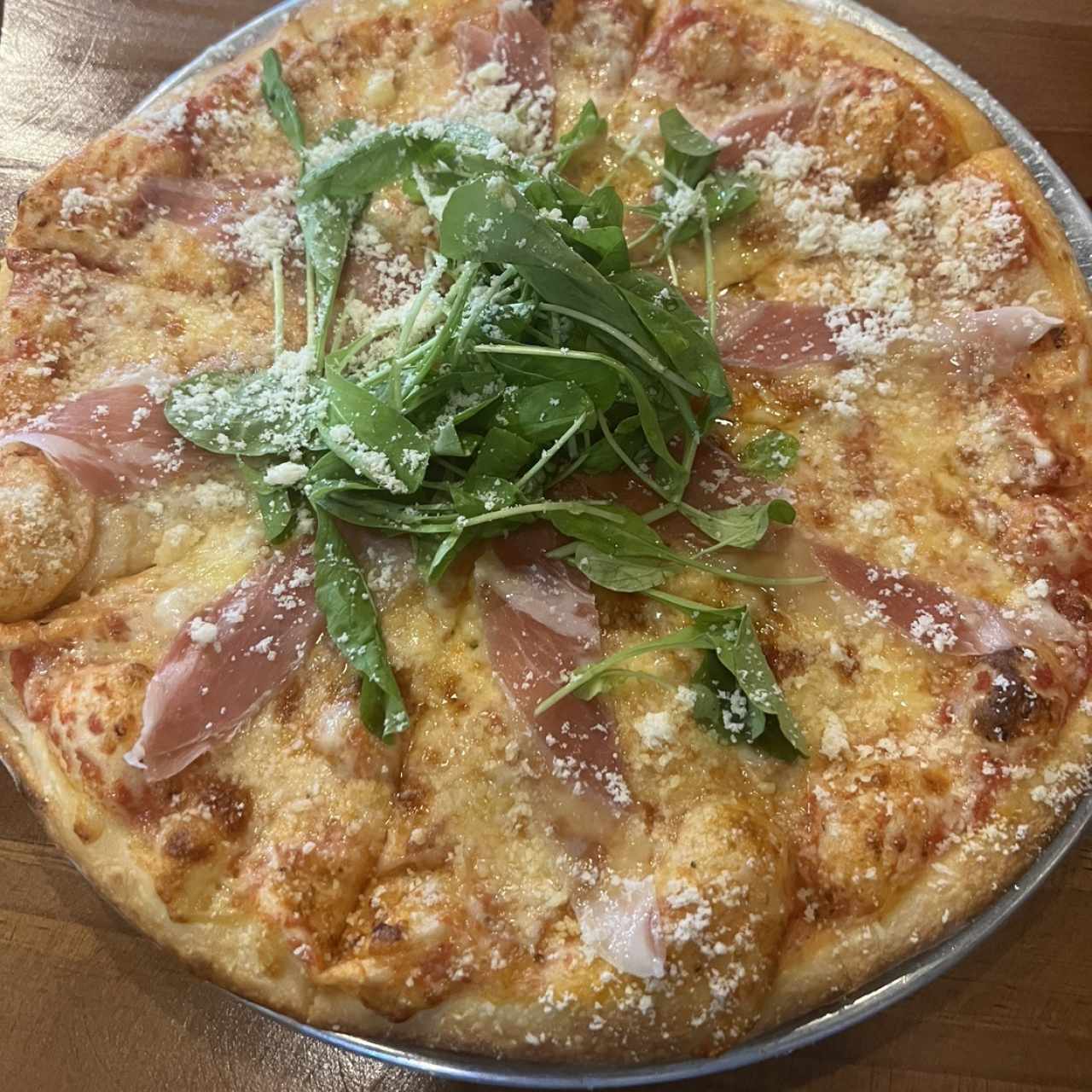 Pizza de jamon serrano 