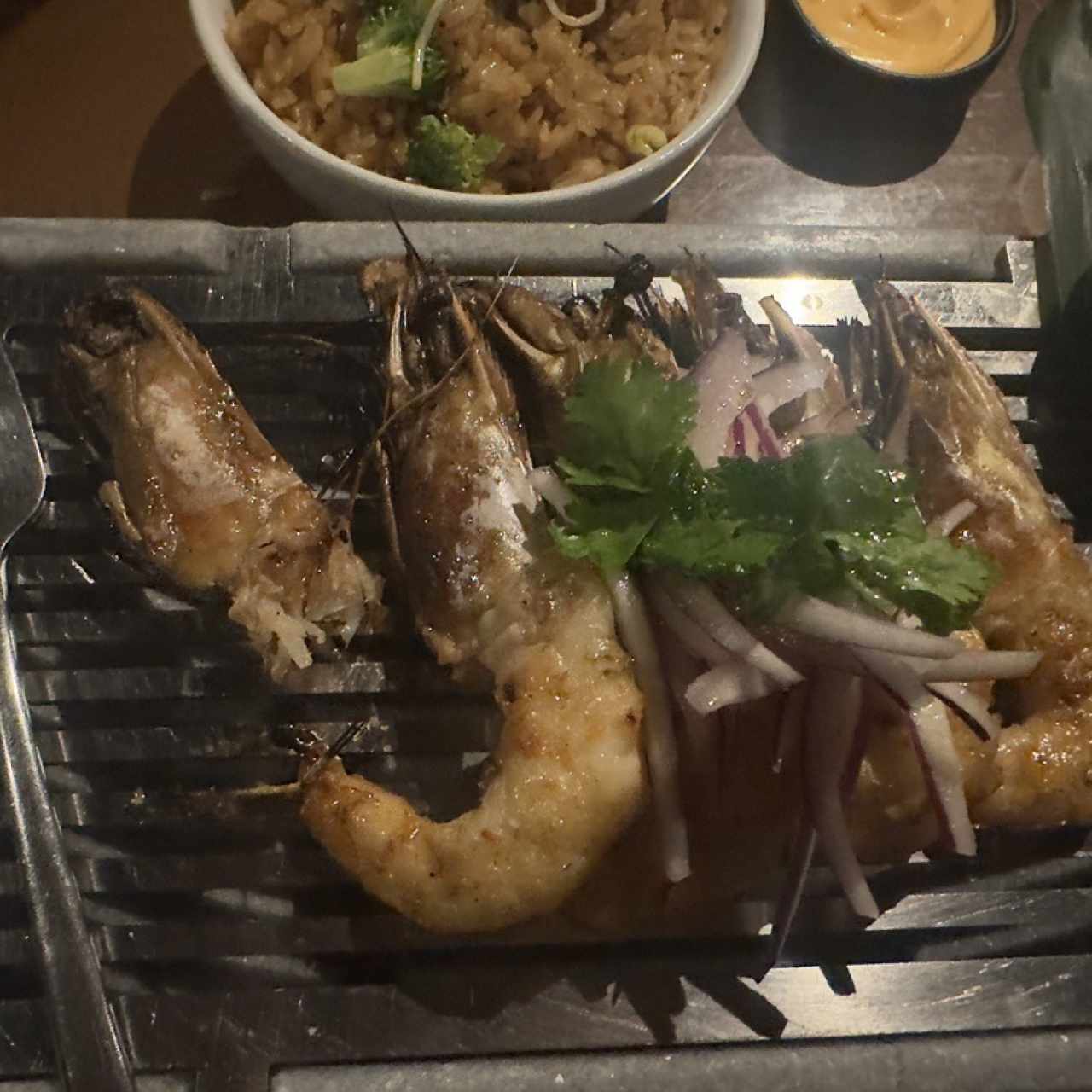 Camarones a la mantequilla 