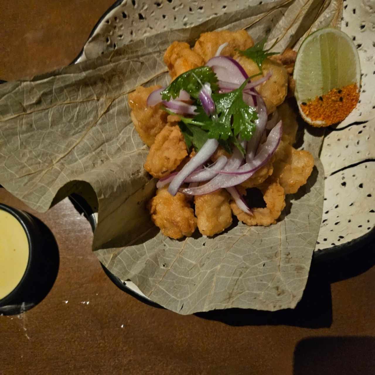 entrada de mariscos 