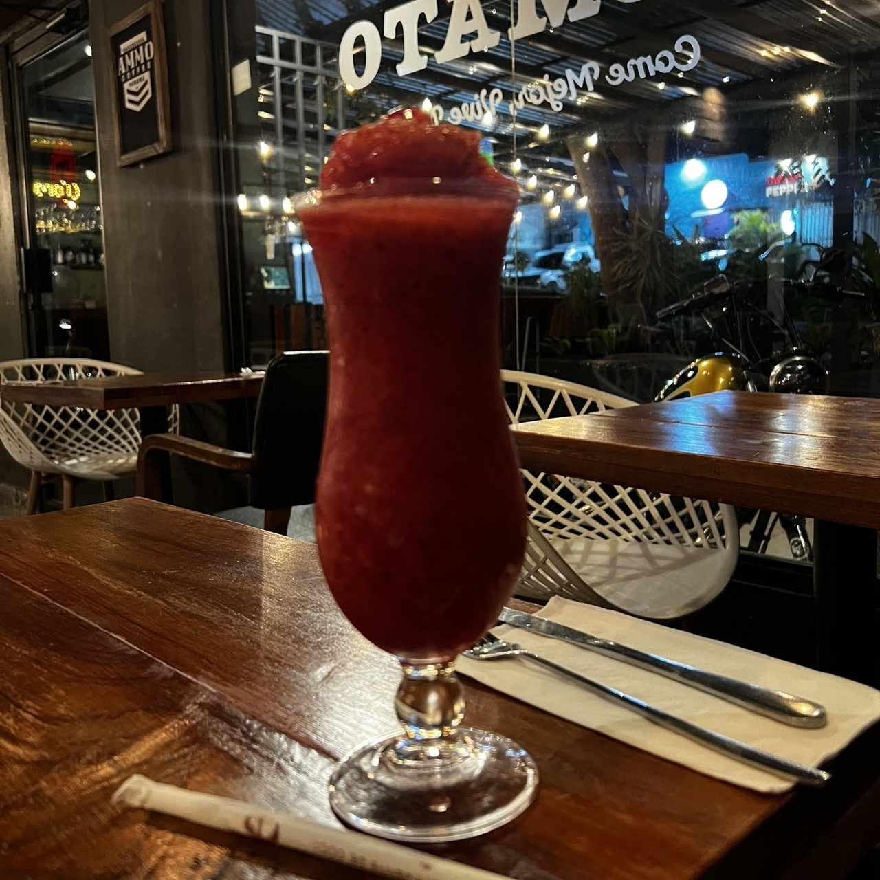 licuado de fresa