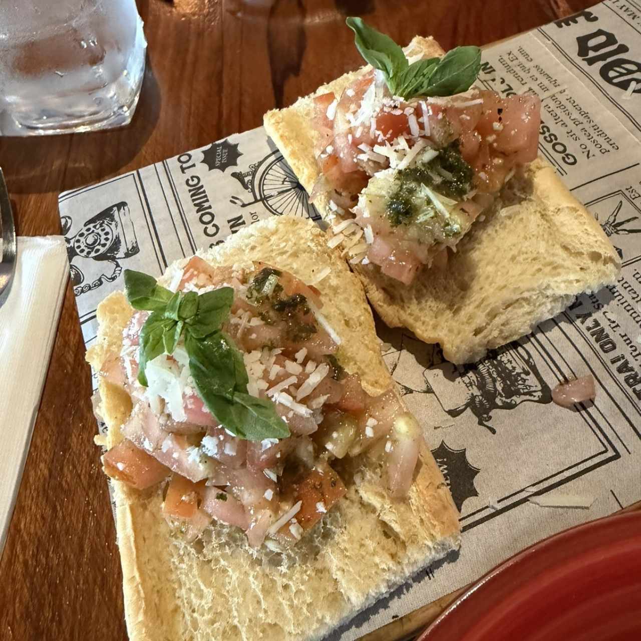 Bruschetta y Tomato