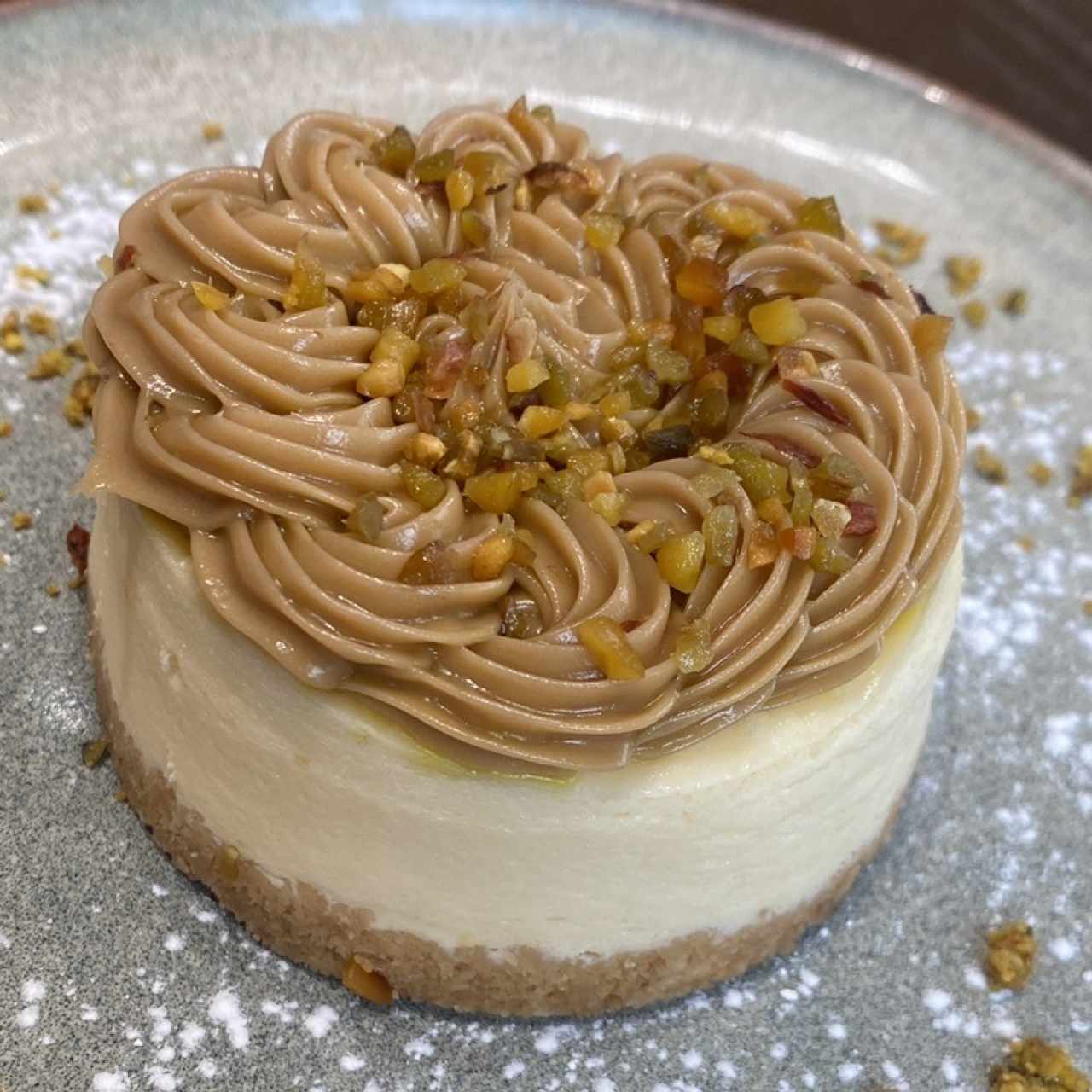 Cheescake de pistacho