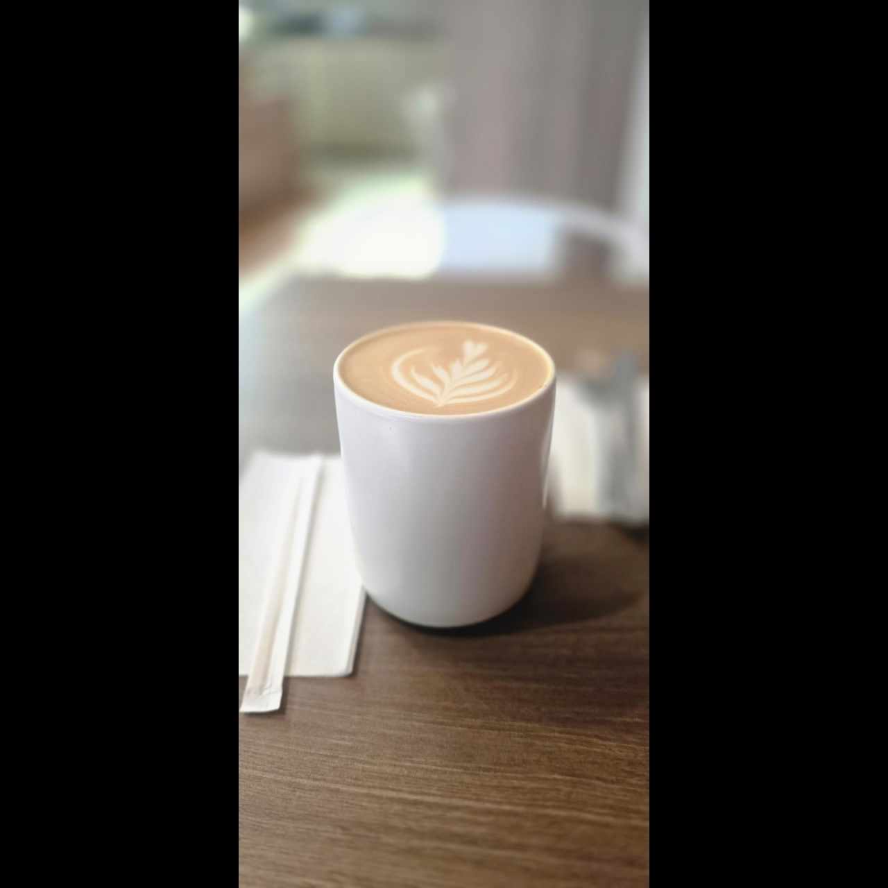 chai con cafe y leche de avena👌🏼
