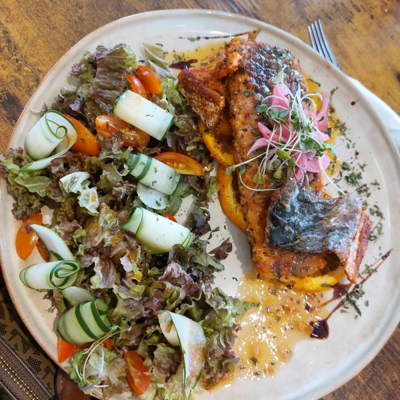 Salmón a la Plancha