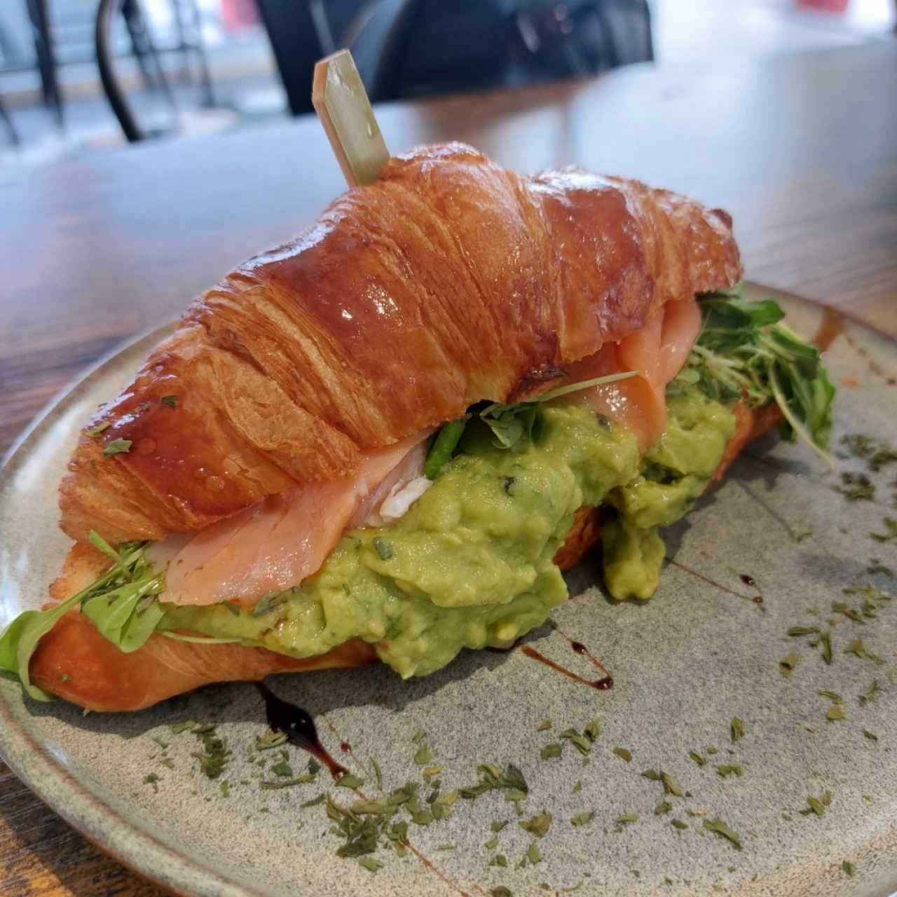 Croissants - Smoke Salmon Avocado