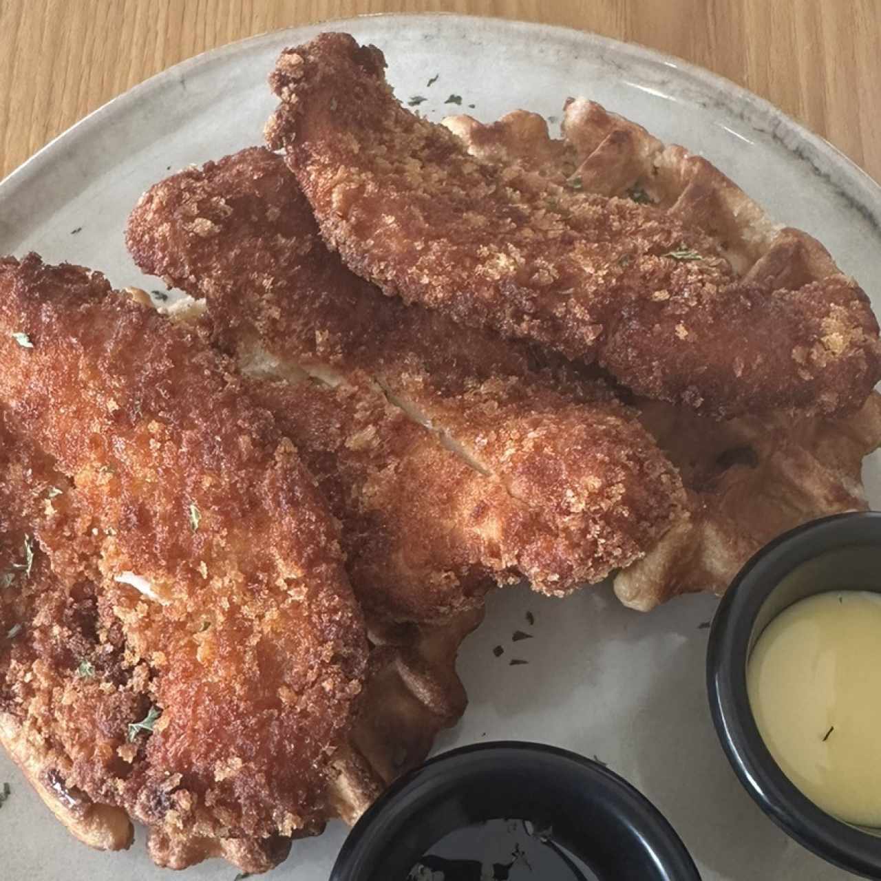 chicken waffles