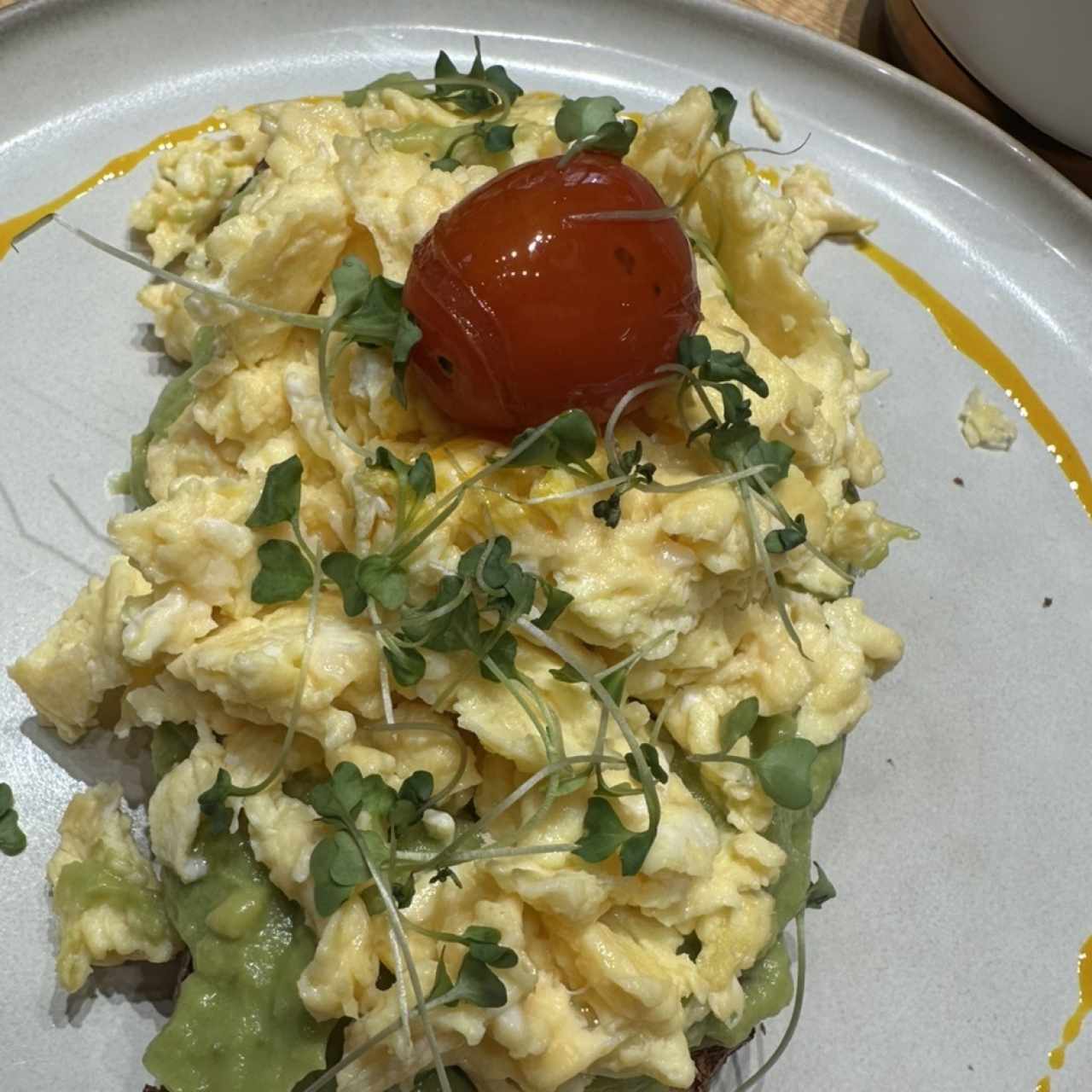 Breakfast - Avocado Toast   (Para mi completo en proteínas, grasa saludable, carbohidratos, sabor💯