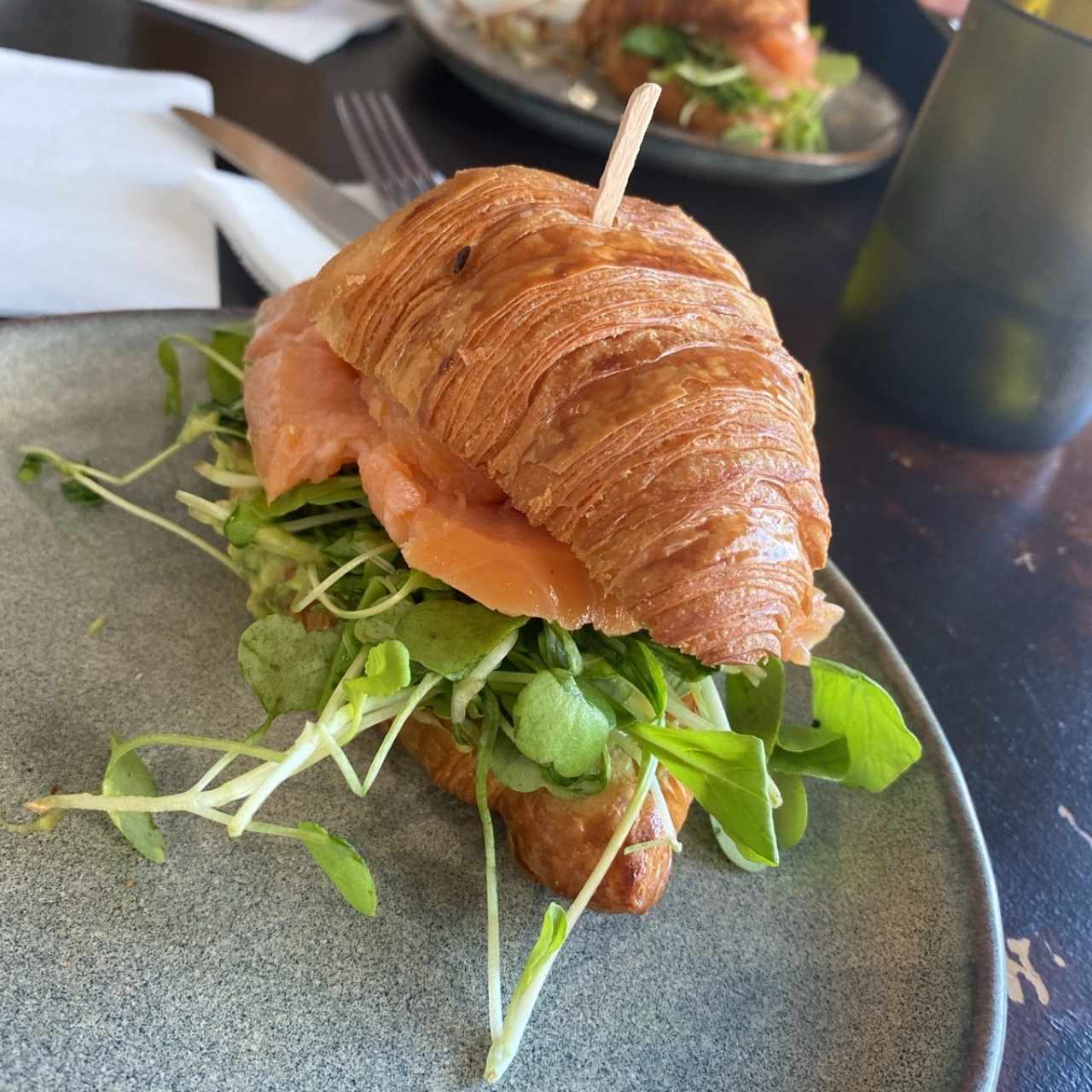 Croissants - Smoke Salmon Avocado