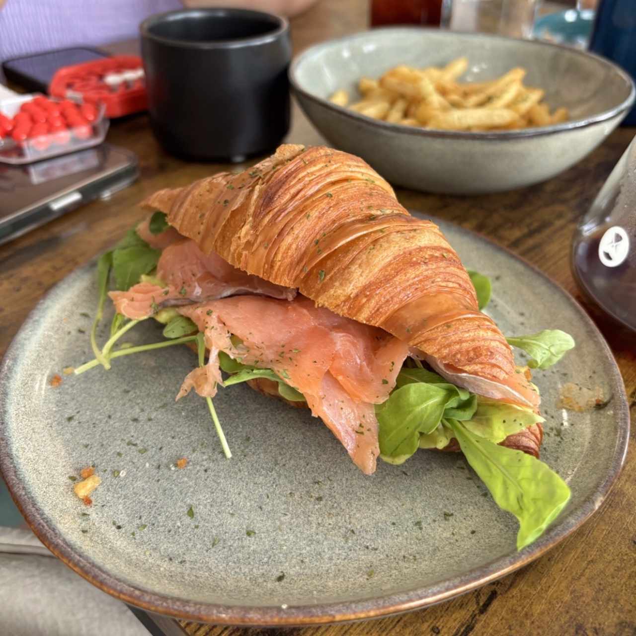 Croissants - Smoke Salmon Avocado