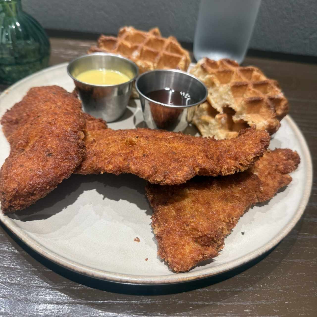 Chicken wafle