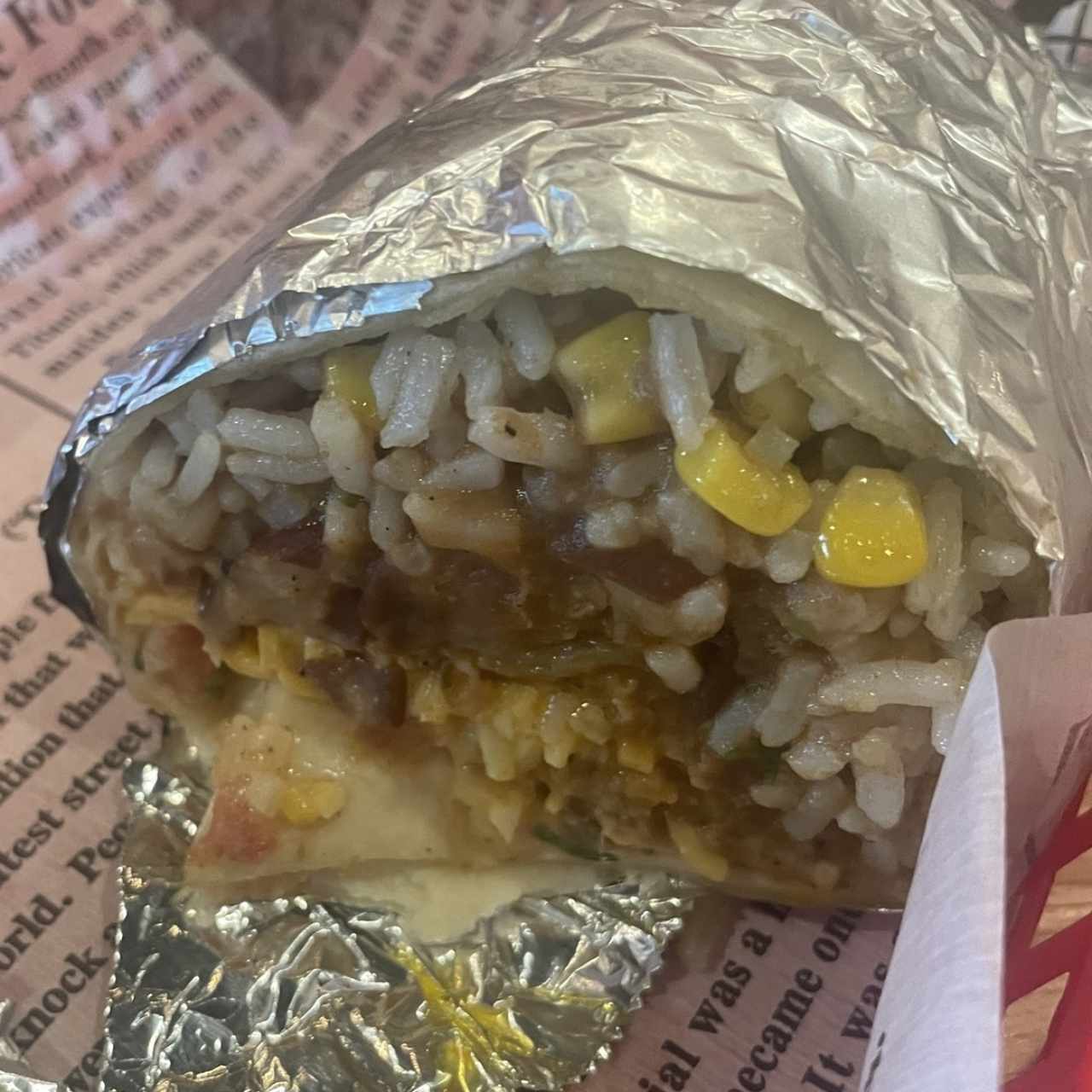 Menú - Burrito