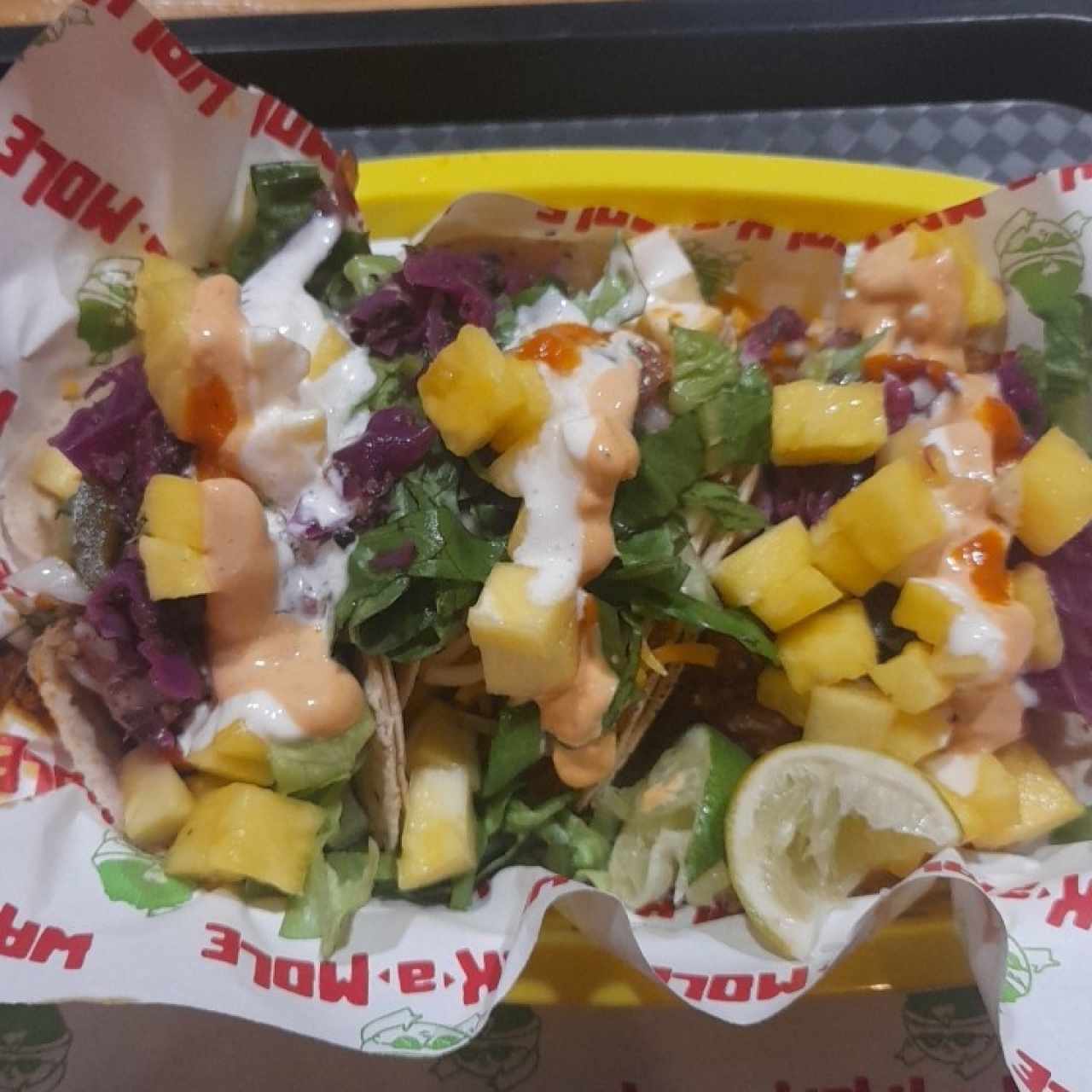 Menú - 3 Tacos