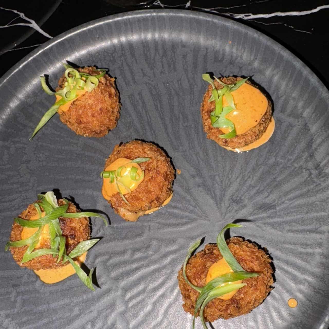 Croquetas de Jamón serrano con Alioli Rostizado