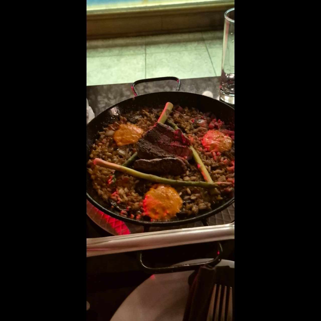 concolon con filete y hongos