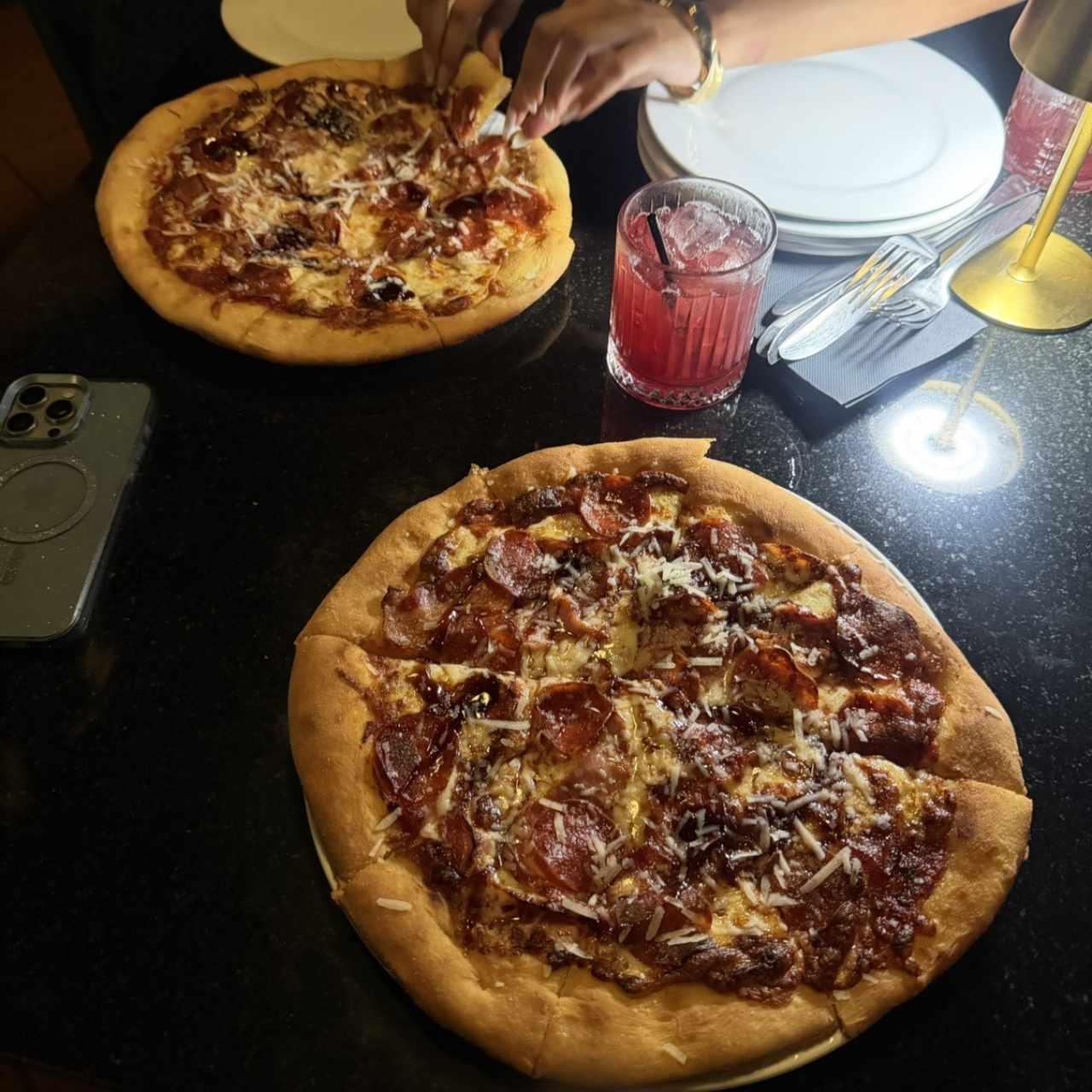 Pepperoni con miel picante