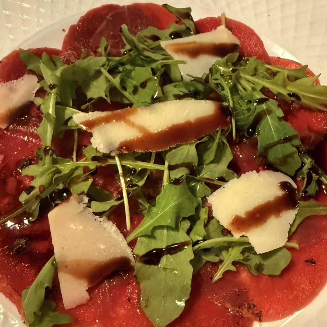 Carpaccio de roast beef