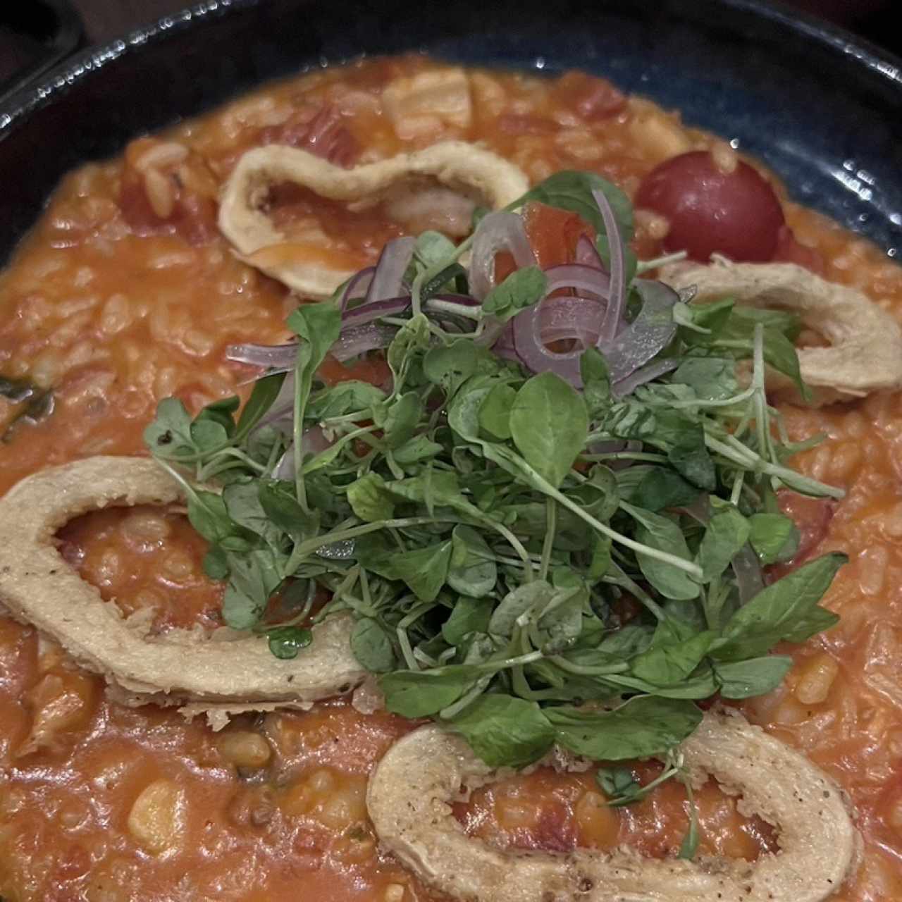 Rissoto con calamari