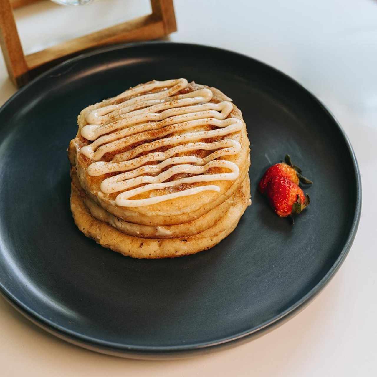 Cinnamon Roll Pancakes