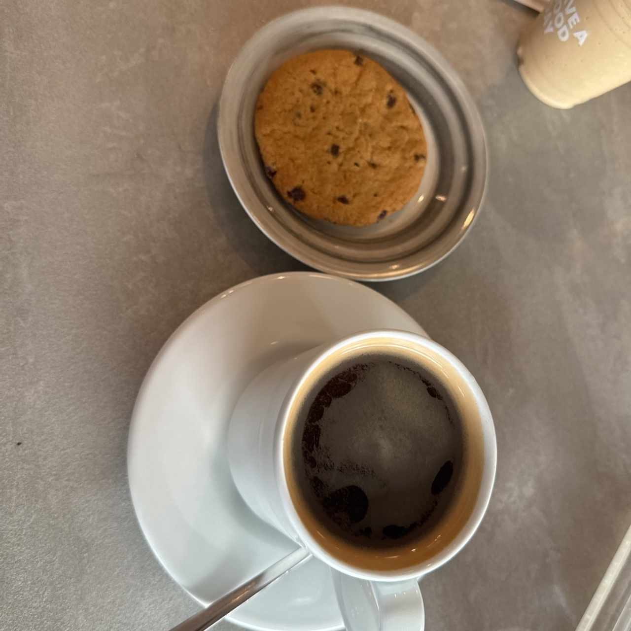 Cafe con galleta 