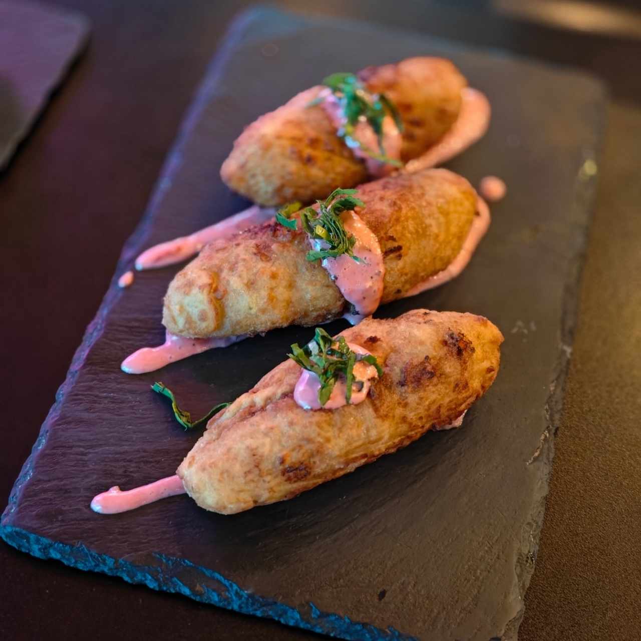 Carimañolas de pulpo 