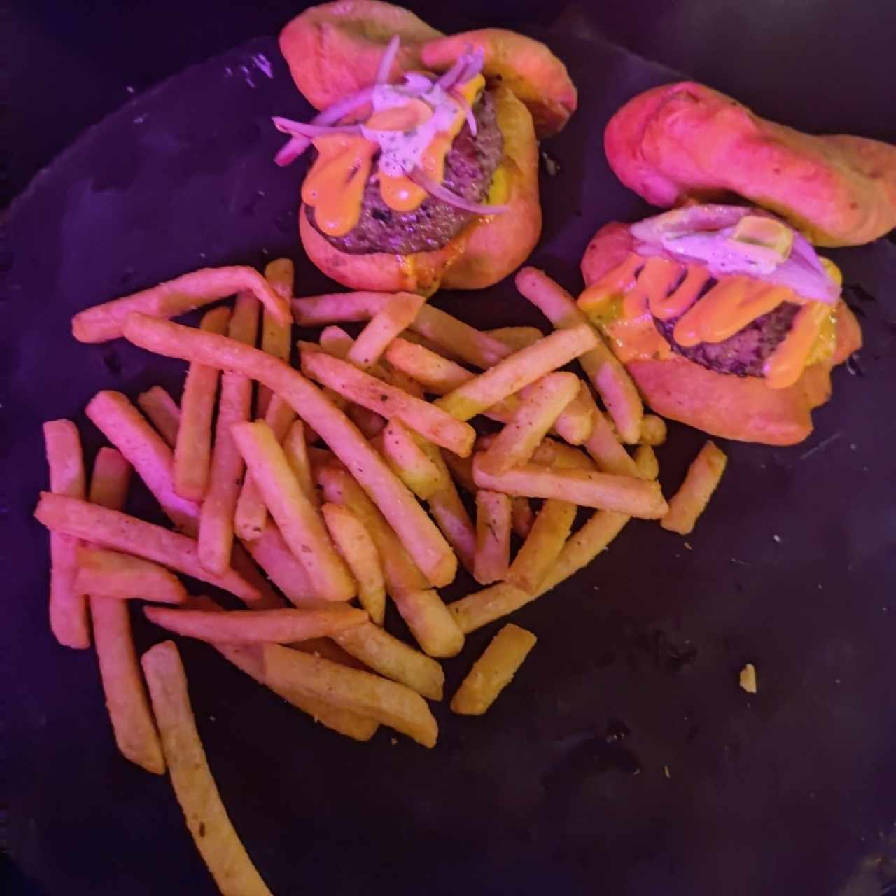 hamburguesas de hojaldre con puerco