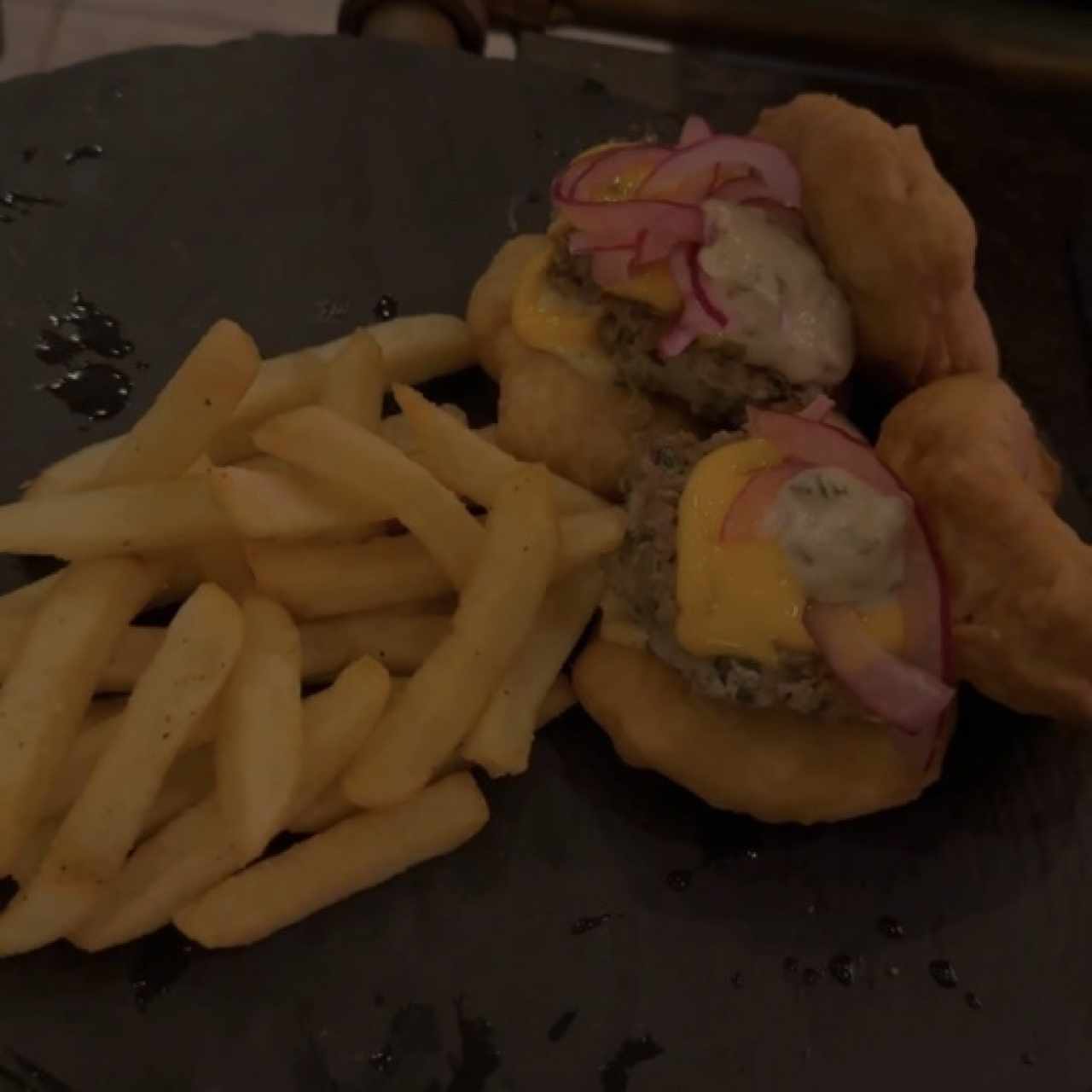 Hamburguesa de hojaldre