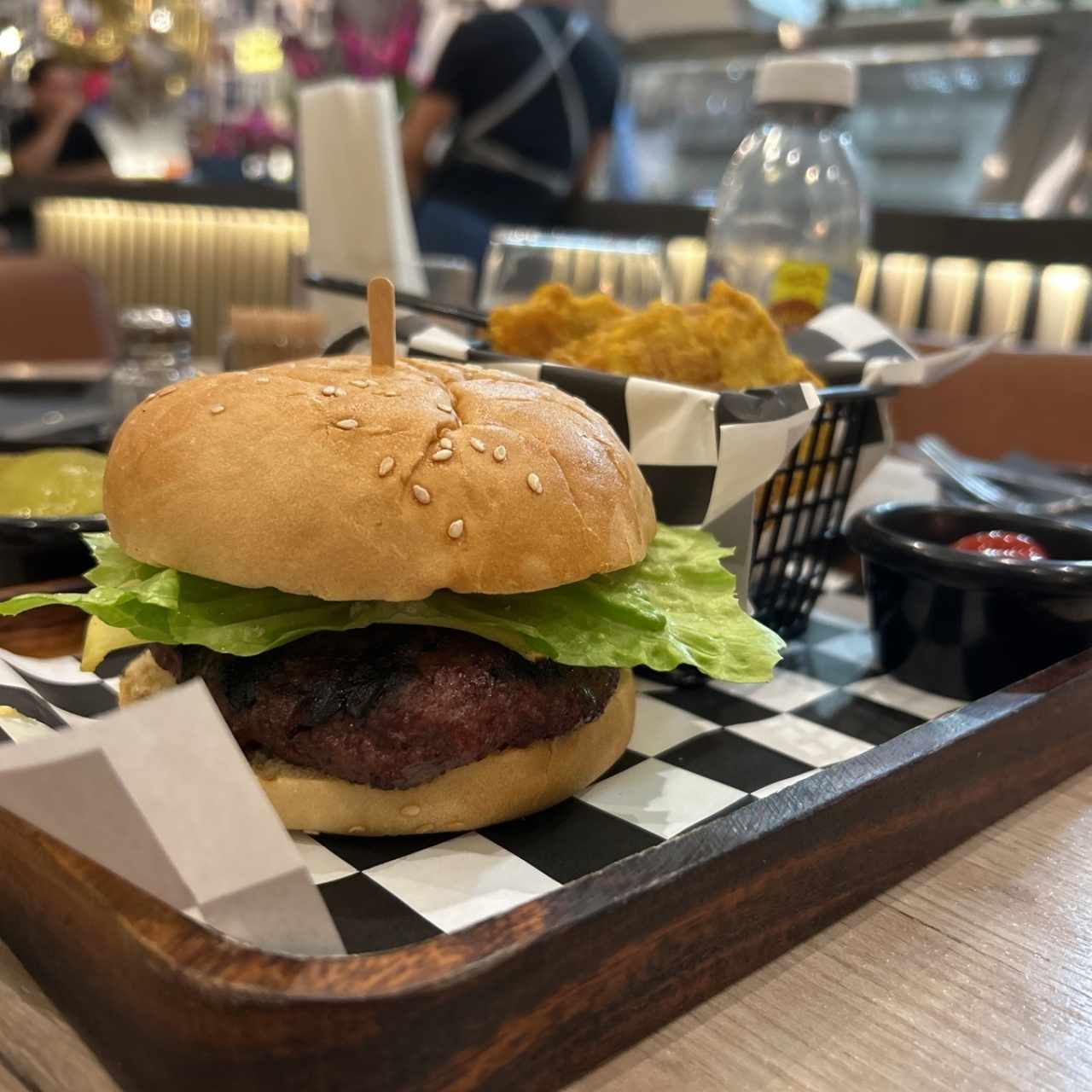 Hamburguesa clásica 