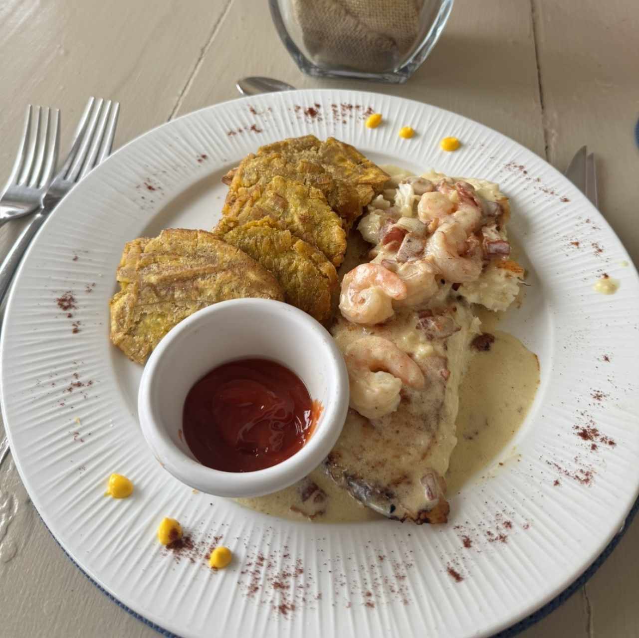 Filete de pescado a la caprichosa