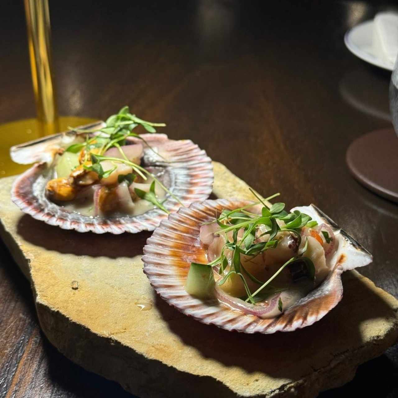 Ceviche de pulpo cortesia